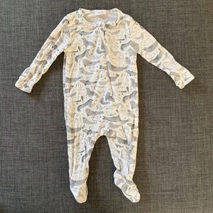 Angel Dear zip up sleeper with mittens